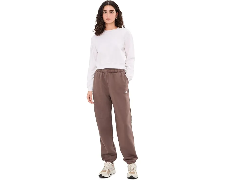 Джоггеры New Balance Sport Essentials Fleece свободного кроя на резинке