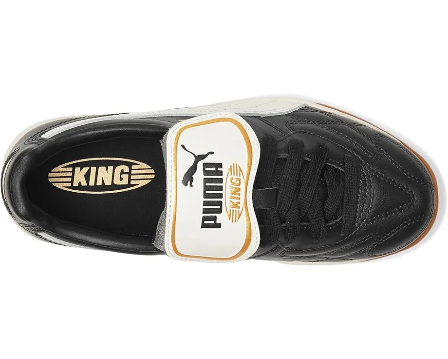 Кроссовки PUMA King Indoor для футзала с кожаным верхом и съемным язычком