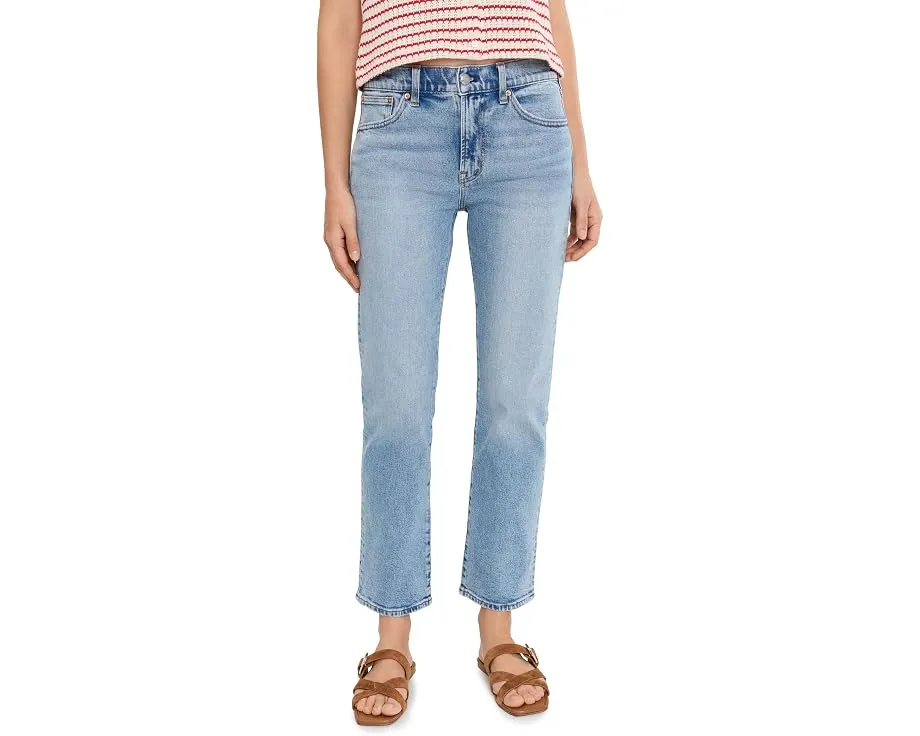 Джинсы Madewell Jules Slim Straight в цвете Raebrook