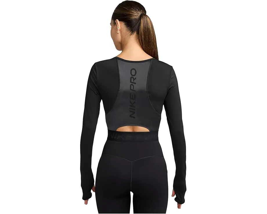 Nike Pro Dri-FIT укороченный лонгслив