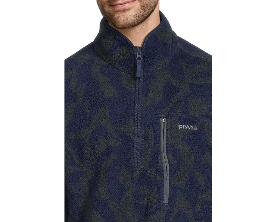 Полузип Prana Tuff Fluff из переработанного флиса с карманами на молнии