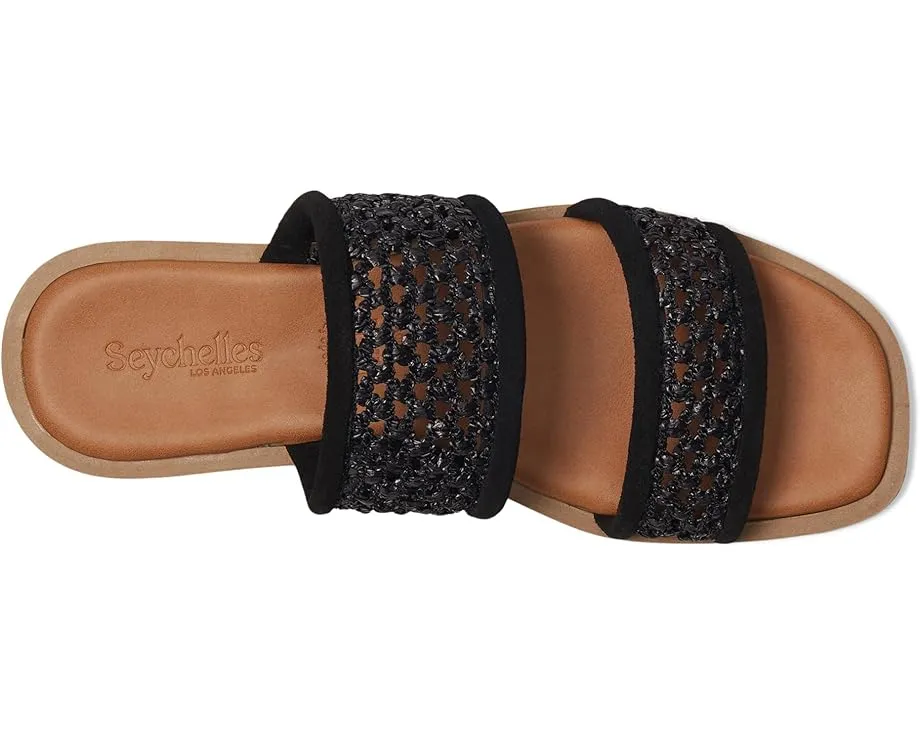 Сандалии-слипоны Seychelles Water Lilly Suede Slide с двумя плетеными ремешками