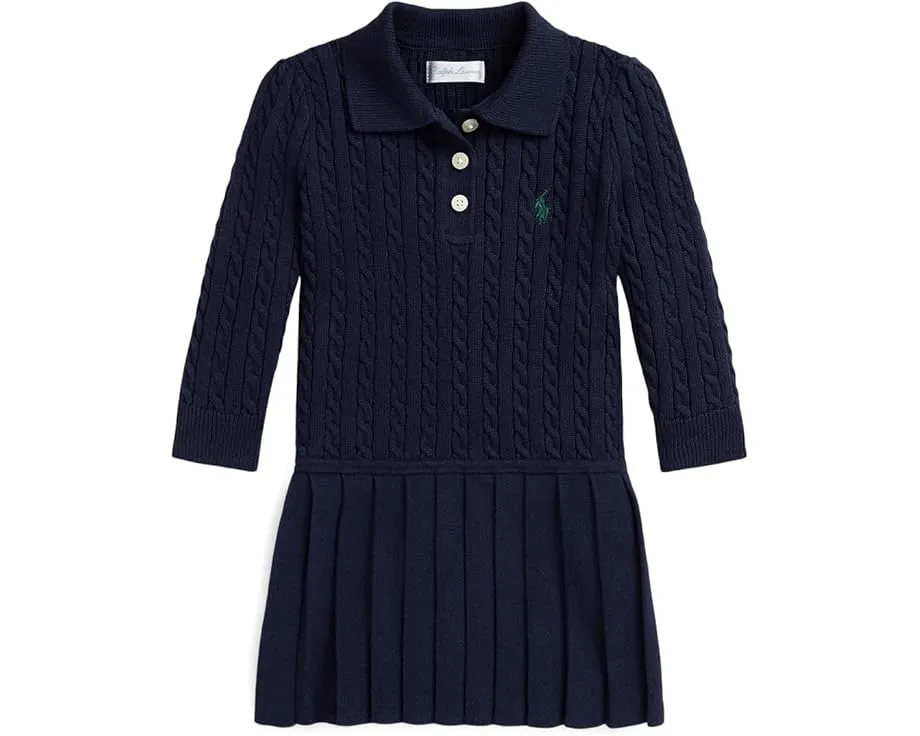 Платье-свитер Polo Ralph Lauren Kids Mini-Cable Polo для малышей