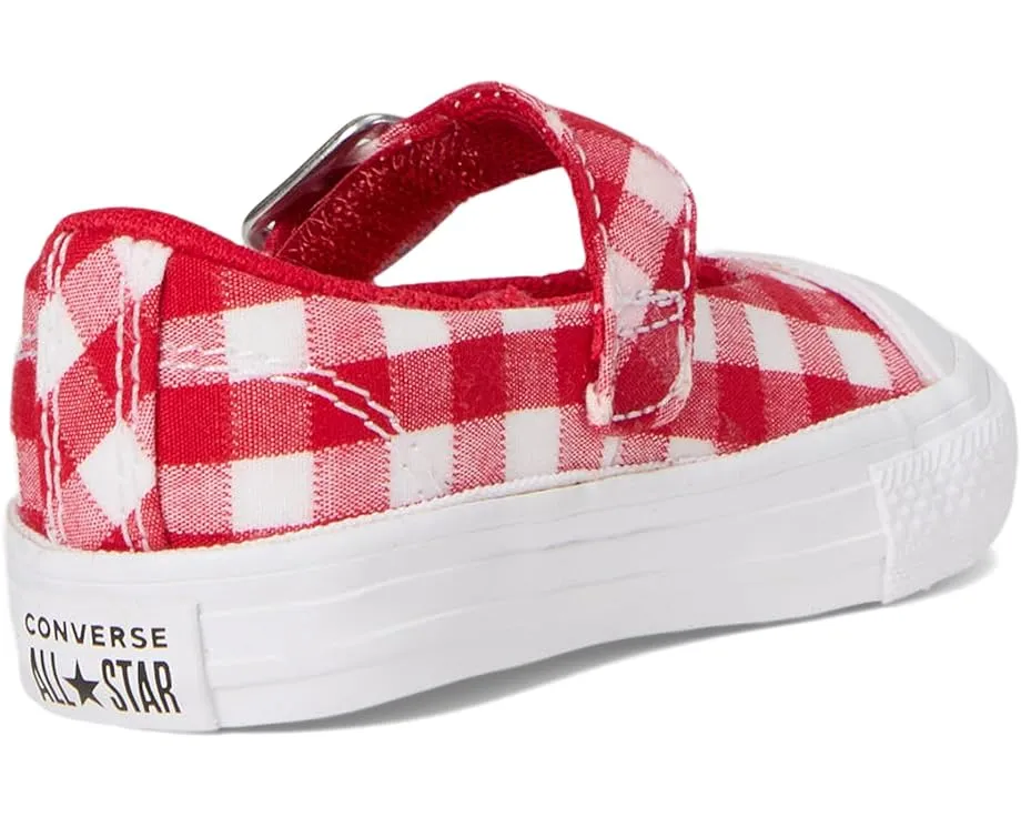 Converse туфли Mary Jane Chuck Taylor All Star Dainty в клетку для малышей