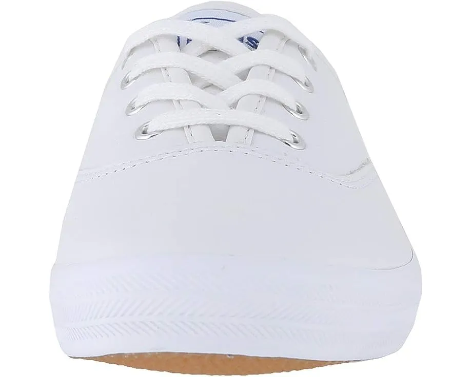 Кожаные кроссовки Keds Champion Leather Lace Up на резиновой подошве