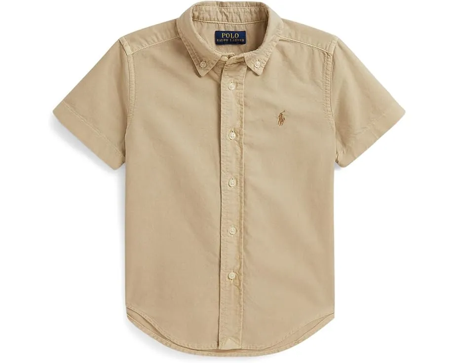 Оксфордская рубашка из окрашенного хлопка для старших детей Polo Ralph Lauren
