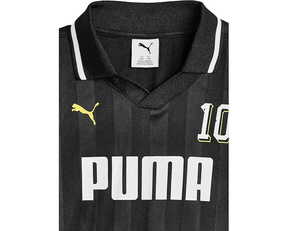 Puma Polo Showtime Pique с принтом Soccer 2026 для детей старшего возраста