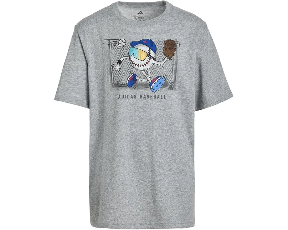 Футболка adidas Kids Stunner Outfield из смесовой ткани с принтом