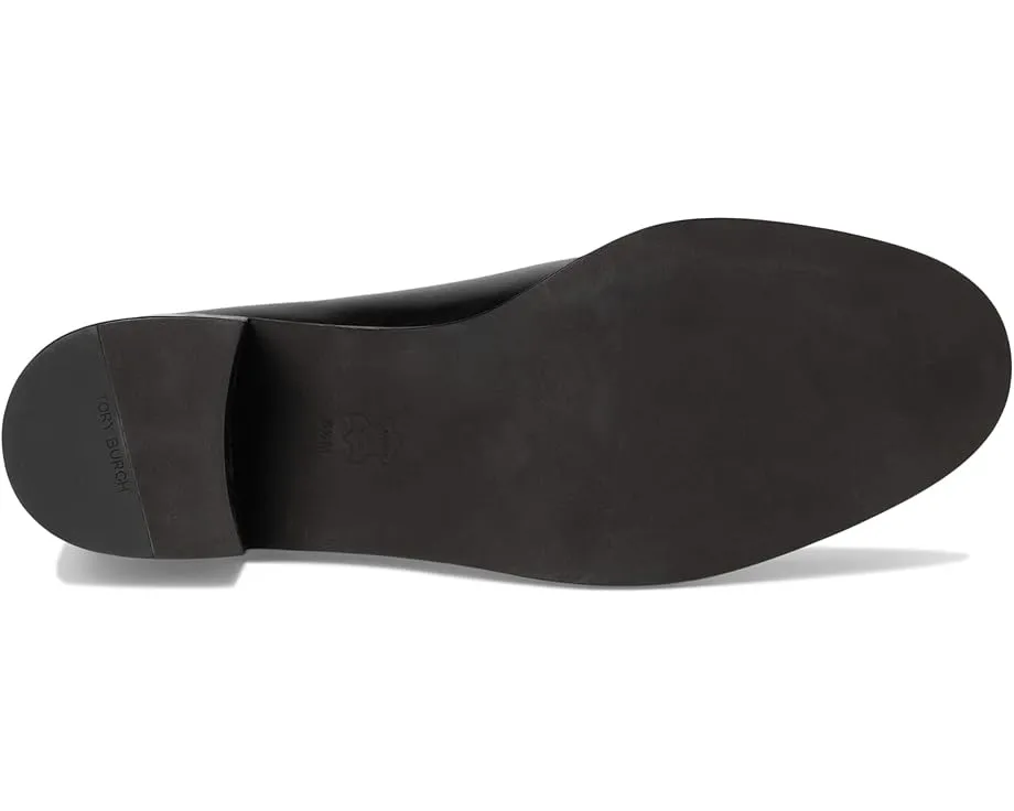 Лоферы Tory Burch Jessa на каблуке 55 мм с пряжкой и круглым носком