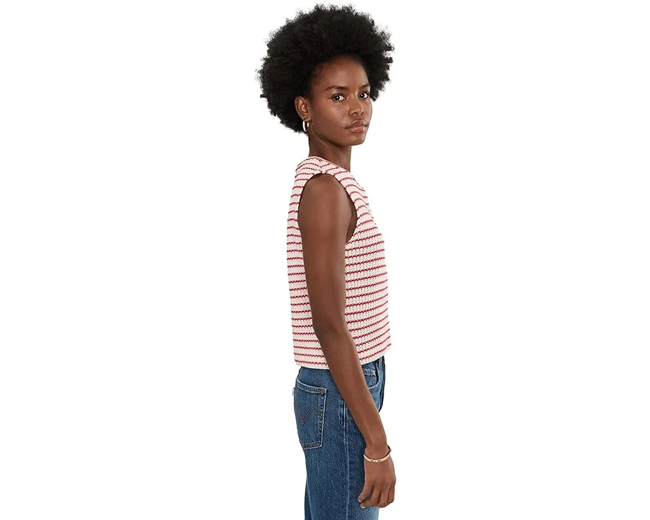 Топ Tuck Stitch Shell с пуговицами Madewell