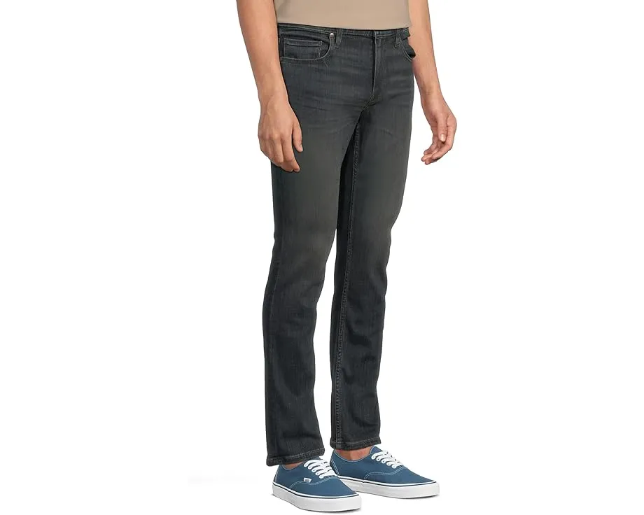 Джинсы Paige Federal Transcend Slim Straight Fit в оттенке Justinson с премиум стрейчем