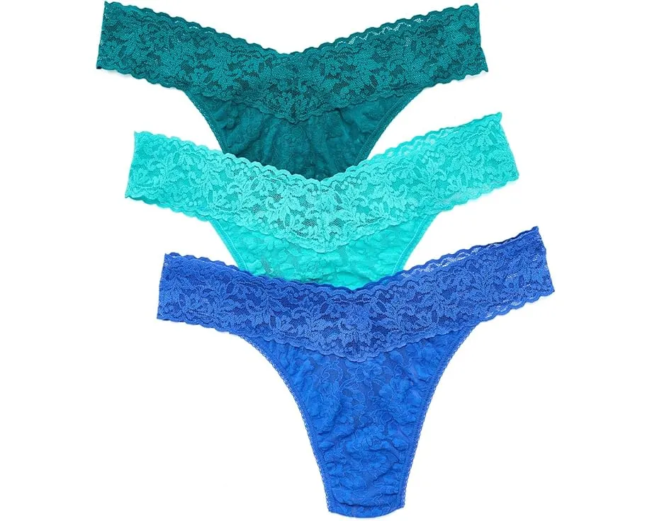 Signature Lace® Original Rise Thongs 3-Pack