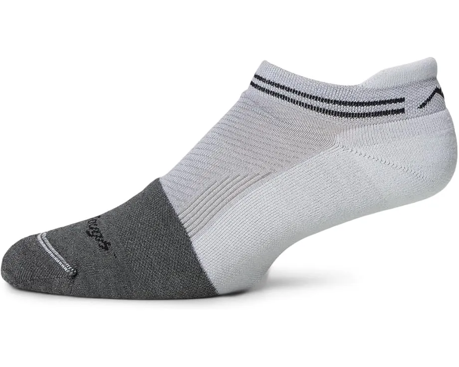 Носки Darn Tough Steely No Show Tab облегченные с амортизацией и усиленным мыском