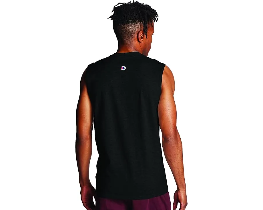 Champion Classic Jersey Muscle Tee майка-борцовка из кольцевого прядения хлопка с логотипом C