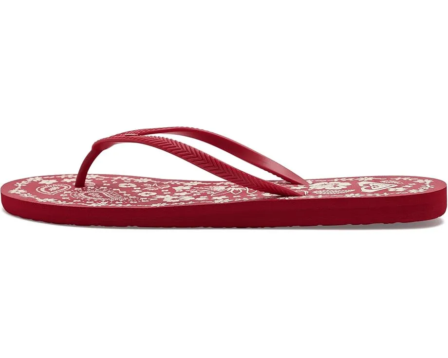 Вьетнамки Roxy Bermuda Print III с принтом