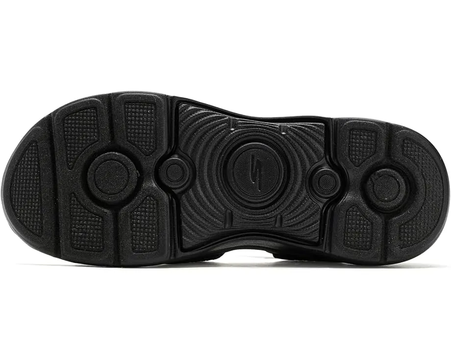 Сандалии SKECHERS GO Walk Arch Fit 2.0 с блестящей пряжей и поддержкой свода стопы