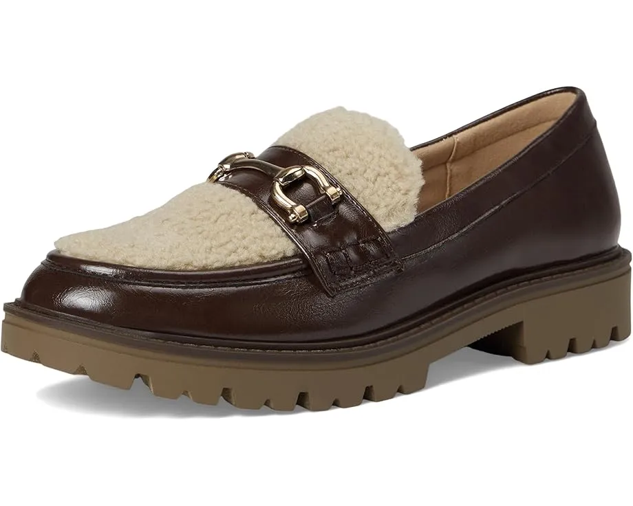 Лоферы Jessamey на удобном каблуке из гладкой кожи Journee Collection