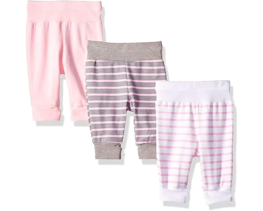 Hanes трикотажные джоггеры Baby Flexy 3 Pack с регулируемой посадкой