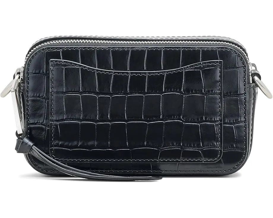 Сумка-кроссбоди Marc Jacobs The Croc-Embossed Chain Snapshot с цепным ремнем
