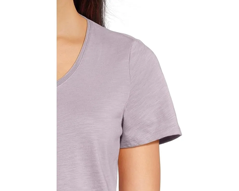 Футболка L.L.Bean Organic Cotton с V-образным вырезом и коротким рукавом