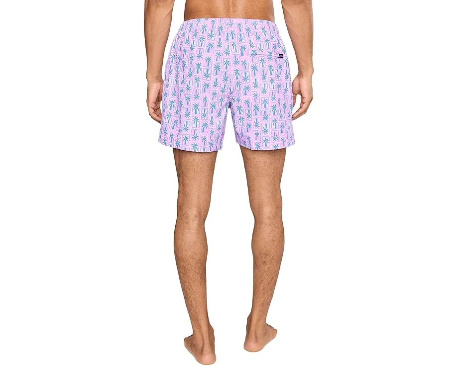 Плавки Chubbies The Miami Mosaic 14 см с быстросохнущей тканью и карманом на молнии