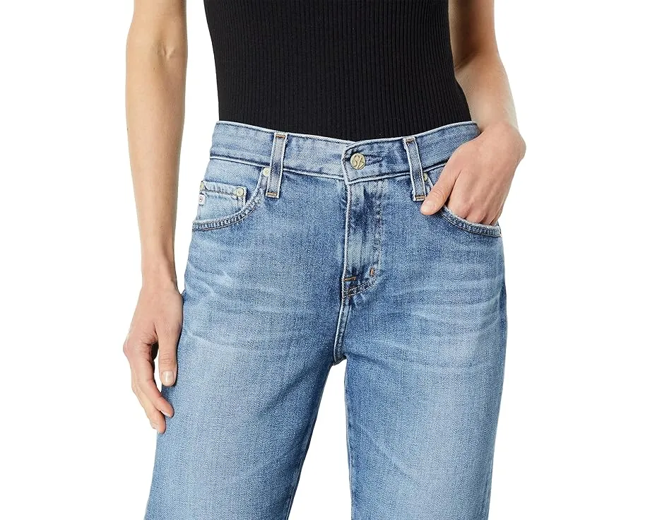 Джинсы AG Jeans Ex Boyfriend Slouchy Slim с эффектом поношенности и заниженной посадкой