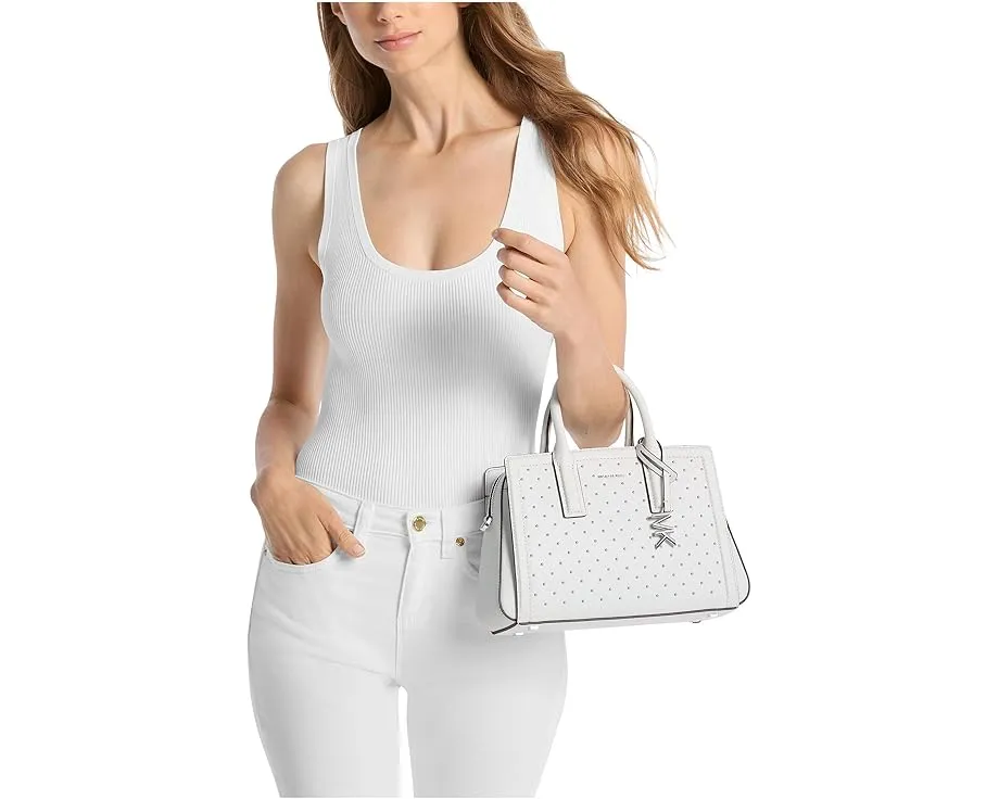 MICHAEL Michael Kors Laila Small сатчел с магнитными застежками и съемным ремнем