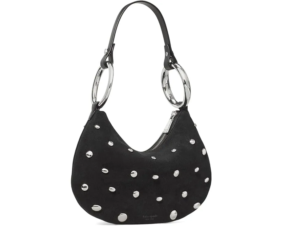 Сумка через плечо Kate Spade New York The Bangle из замши со стразами