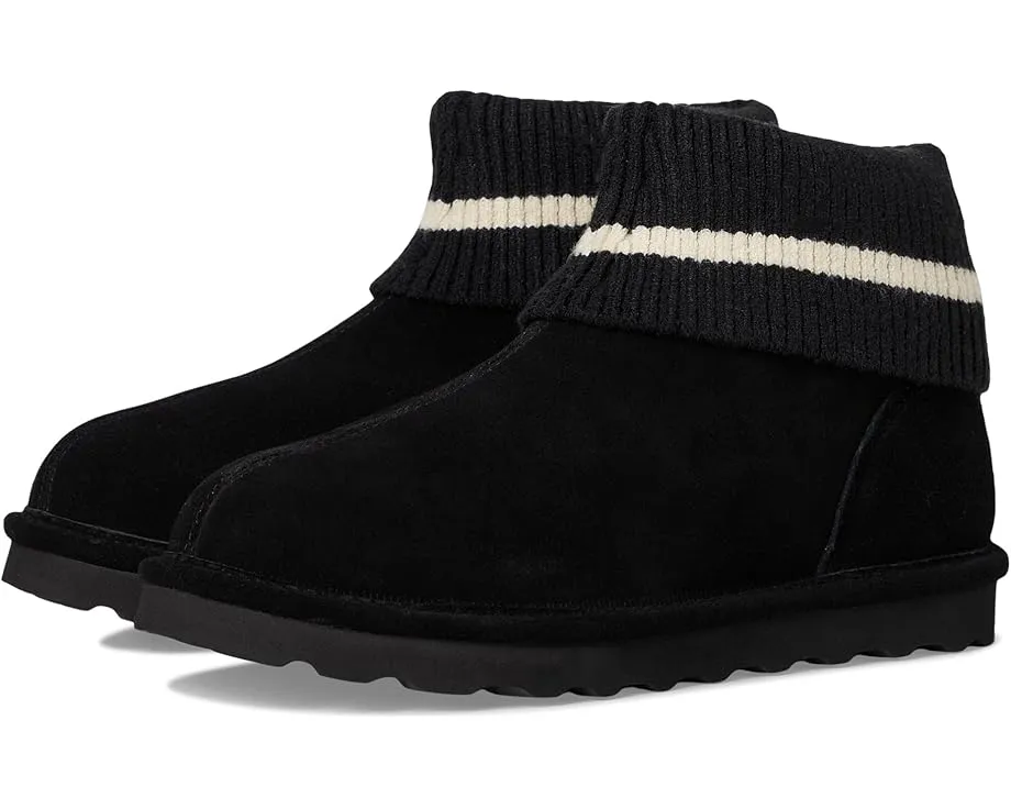 Зимние угги Bearpaw September из замши с отворотом и шерстяной подкладкой