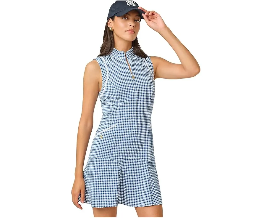 Платье Kathy Flounce с защитой UPF 50 и клеткой от Lilly Pulitzer