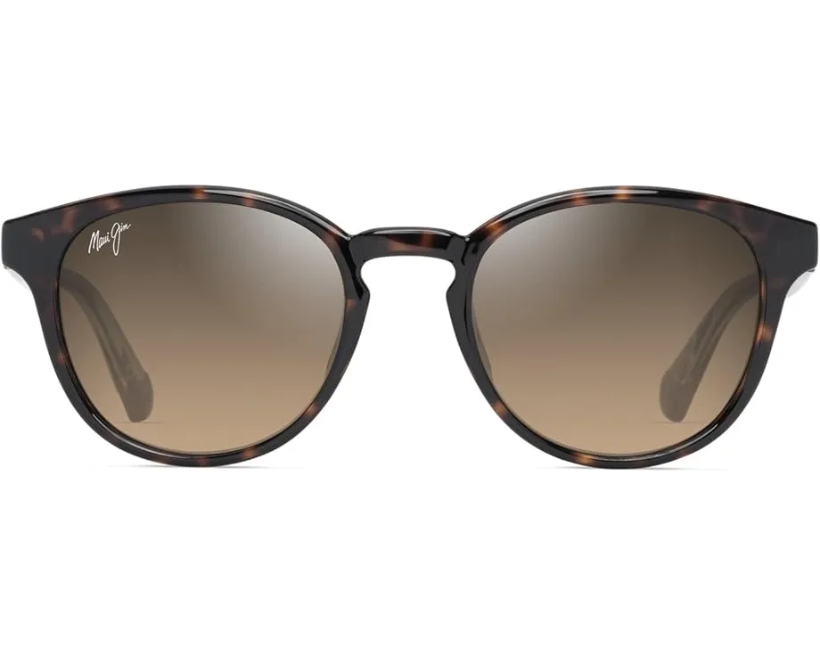Maui Jim Hiehie солнцезащитные очки в круглой оправе с зеркальными линзами