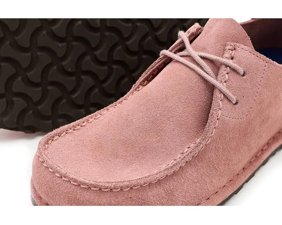 Мокасины Utti Lace Up из замши со стелькой Deep Blue от Birkenstock