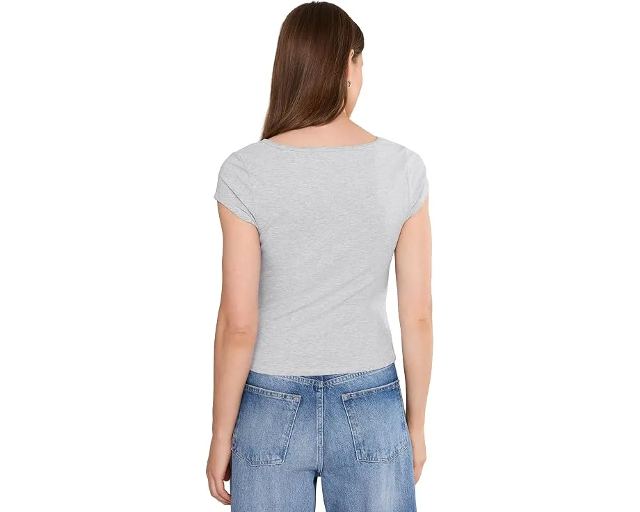 Топ Morning Pages Henley-Soli от Free People темно-синий