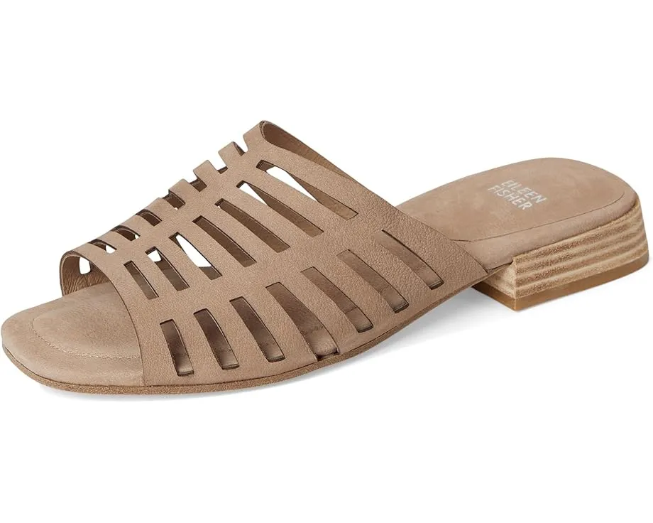 Сандалии Eileen Fisher Fira Slide с квадратным носком и низким каблуком