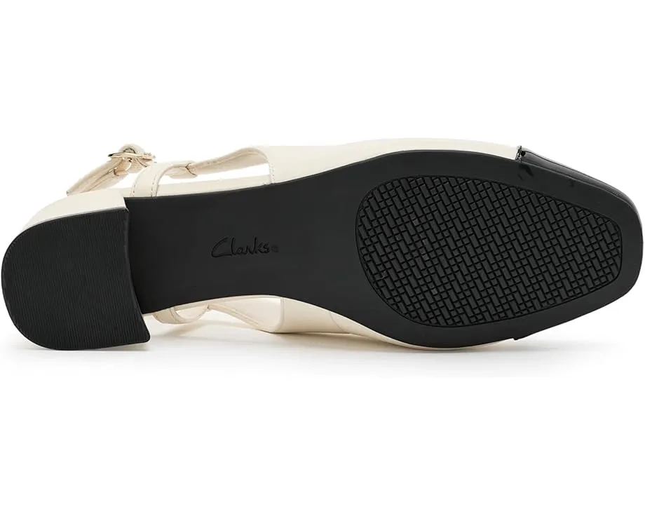 Туфли Iridessa Sling от Clarks с квадратным носком и ремешком на щиколотке