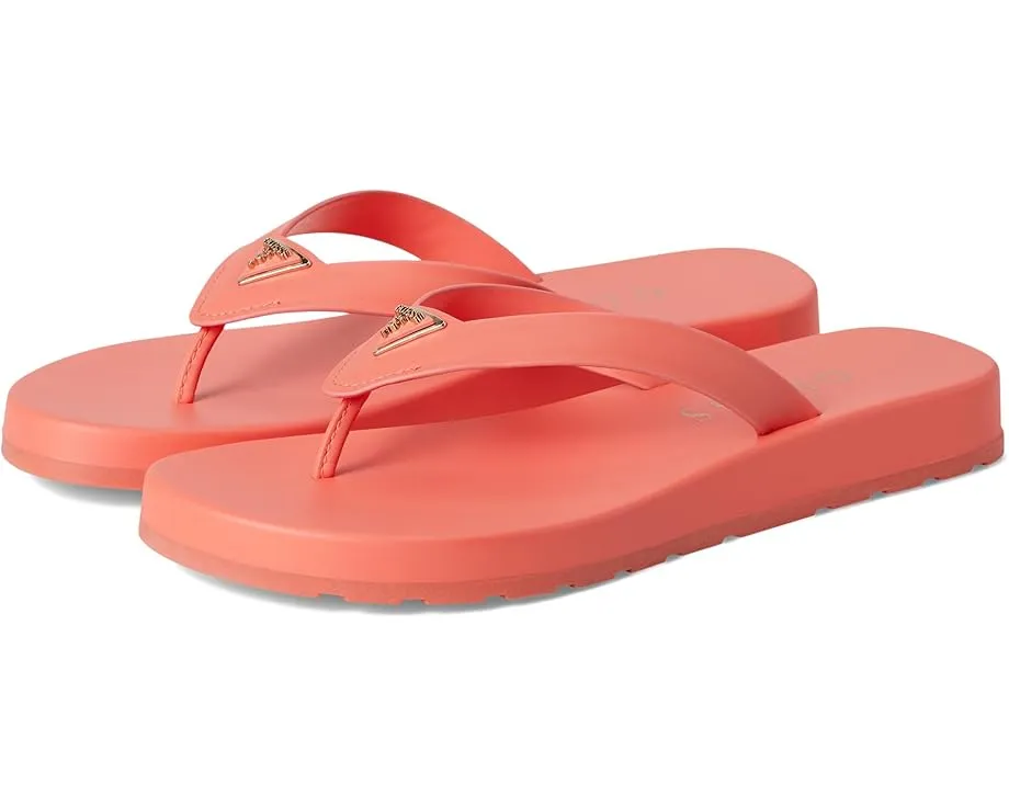 Шлепанцы GUESS Candry с ремешком и стелькой из полиуретана