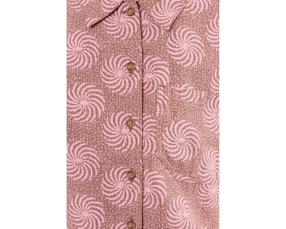 Royal Robbins Camino Pucker рубашка с коротким рукавом в расслабленном стиле