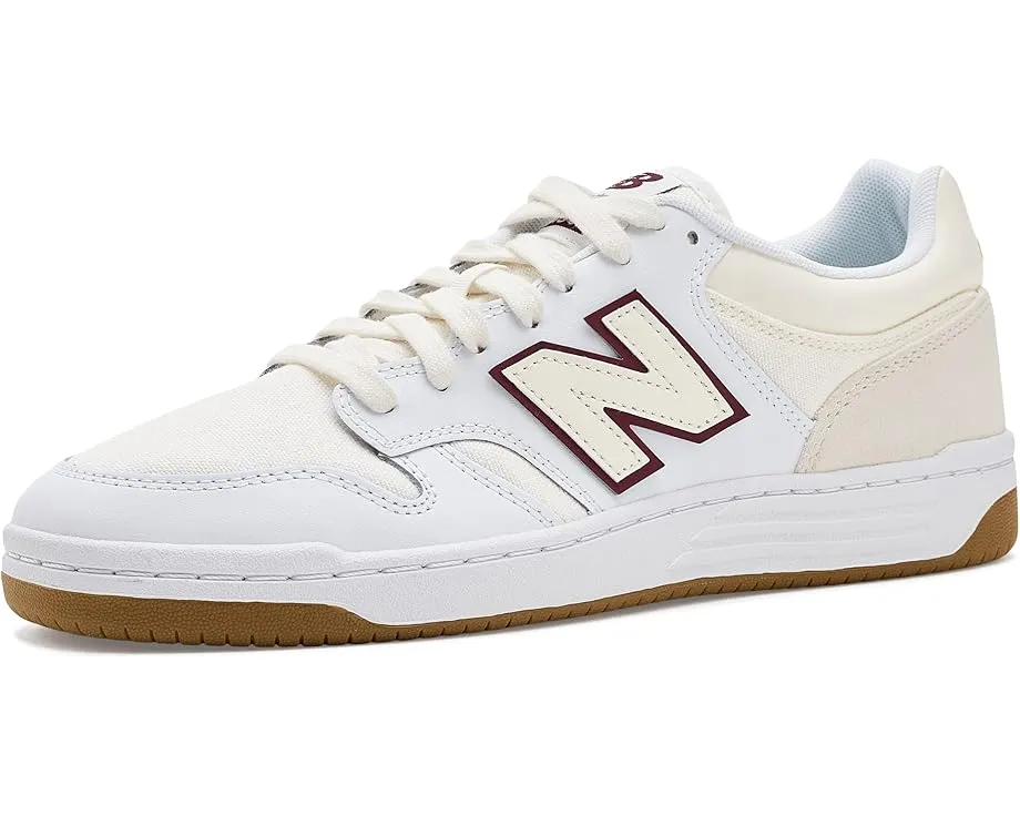 Кроссовки New Balance BB480L v1 с кожаным верхом и резиновой подошвой