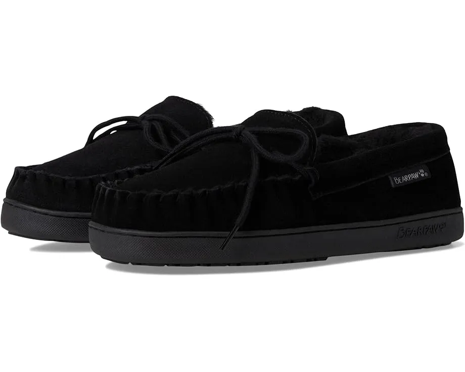 Тапочки Bearpaw Wyden из замши с овчиной и водоотталкивающей пропиткой