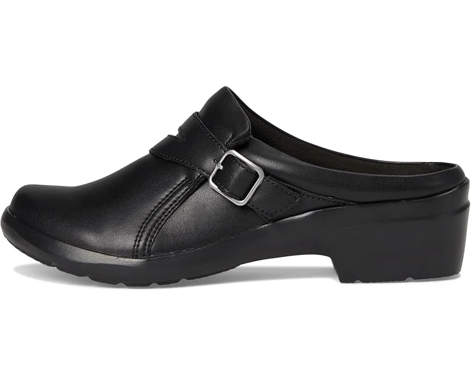 Слипоны Clarks Angie Braley из премиальной кожи с амортизирующей подошвой EVA