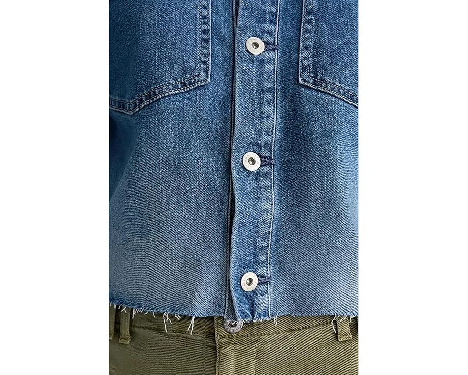 Короткая рубашка-куртка Valleta Utility в цвете Abyss от AG Jeans