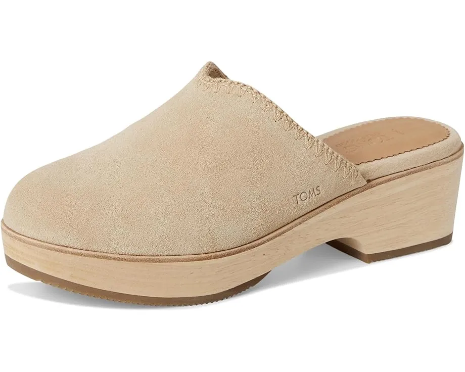 Клоги TOMS Addison Clogs из дерева с технологией CloudBound