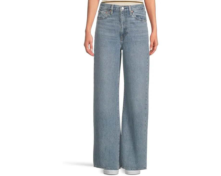 Джинсы Levi's Ribcage Wide Leg с высокой посадкой и широкими штанинами