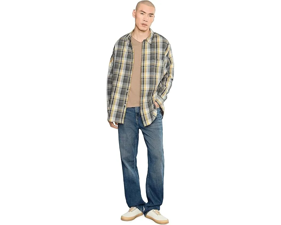 Джинсы Fret Regular Fit John Varvatos в стиле Titus Wash
