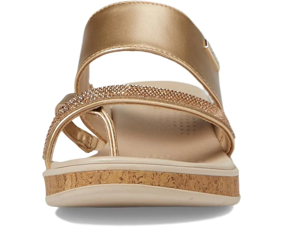 Сандалии Bora Bright Wedge с декором из стразов и пробковым клином от Bzees