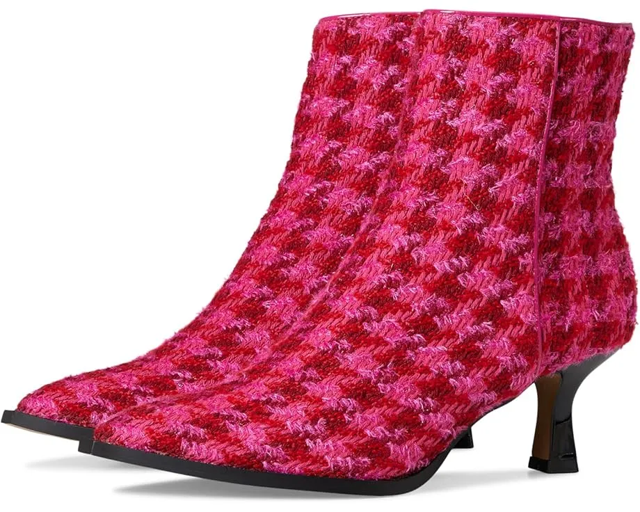 Ботильоны Blue by Betsey Johnson Louisa на небольшом каблуке с клетчатым узором