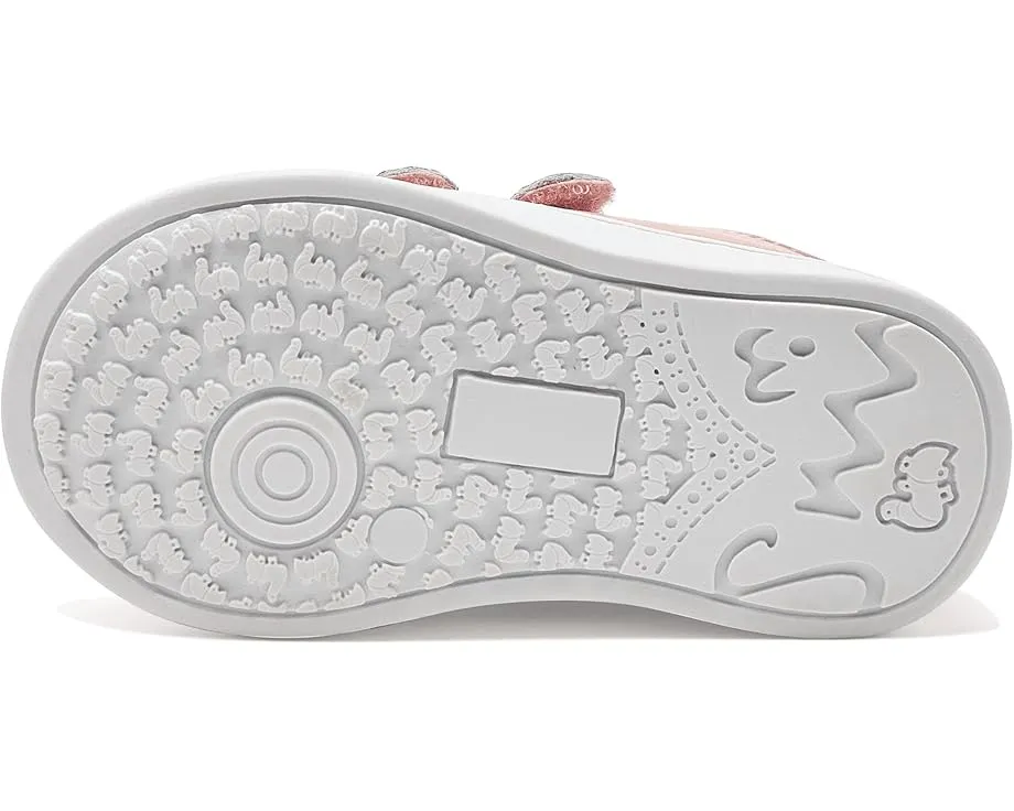 Детские туфли Caroline с фигурным краем и двойной липучкой