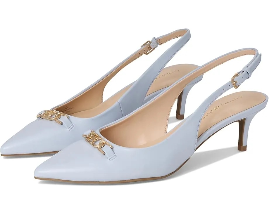 Туфли Tommy Hilfiger Tienna на низком каблуке с металлическим логотипом