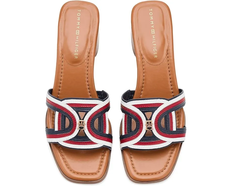 Босоножки Marica Tommy Hilfiger на блочном каблуке с переплетающимися ремешками