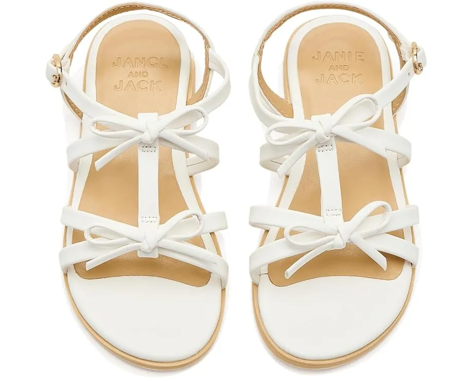 Детские сандалии Skinny Bow с декоративным бантом на ремешках